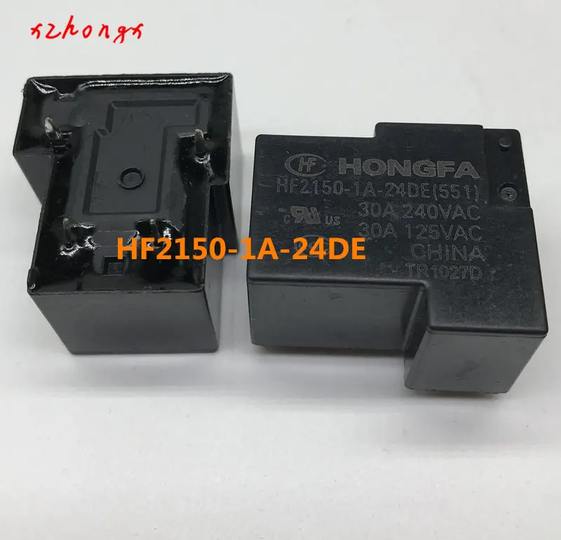 

(2pieces/lot) 100%Original New HONGFA HF HF2150-1A-12DE 12VDC HF2150-1A-24DE 24VDC 4PINS 30A Power Relay