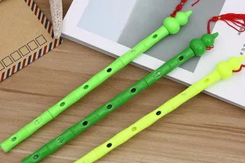 

new lovely chinese cute Hulusi gel pen cartoon stationery prize kawaii stydent pen office writing pen black neutral pen 48pc/lot