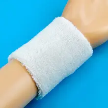 Горячая неоновая повязка от пота на голову и 2 браслета нарядное платье Забавный бег-белый