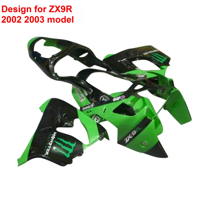 

ABS factory fairings for Kawasaki ZX9R Ninja zx 9r 2002 2003 02 03 green scrstch Motorcycle fairing kit xl05