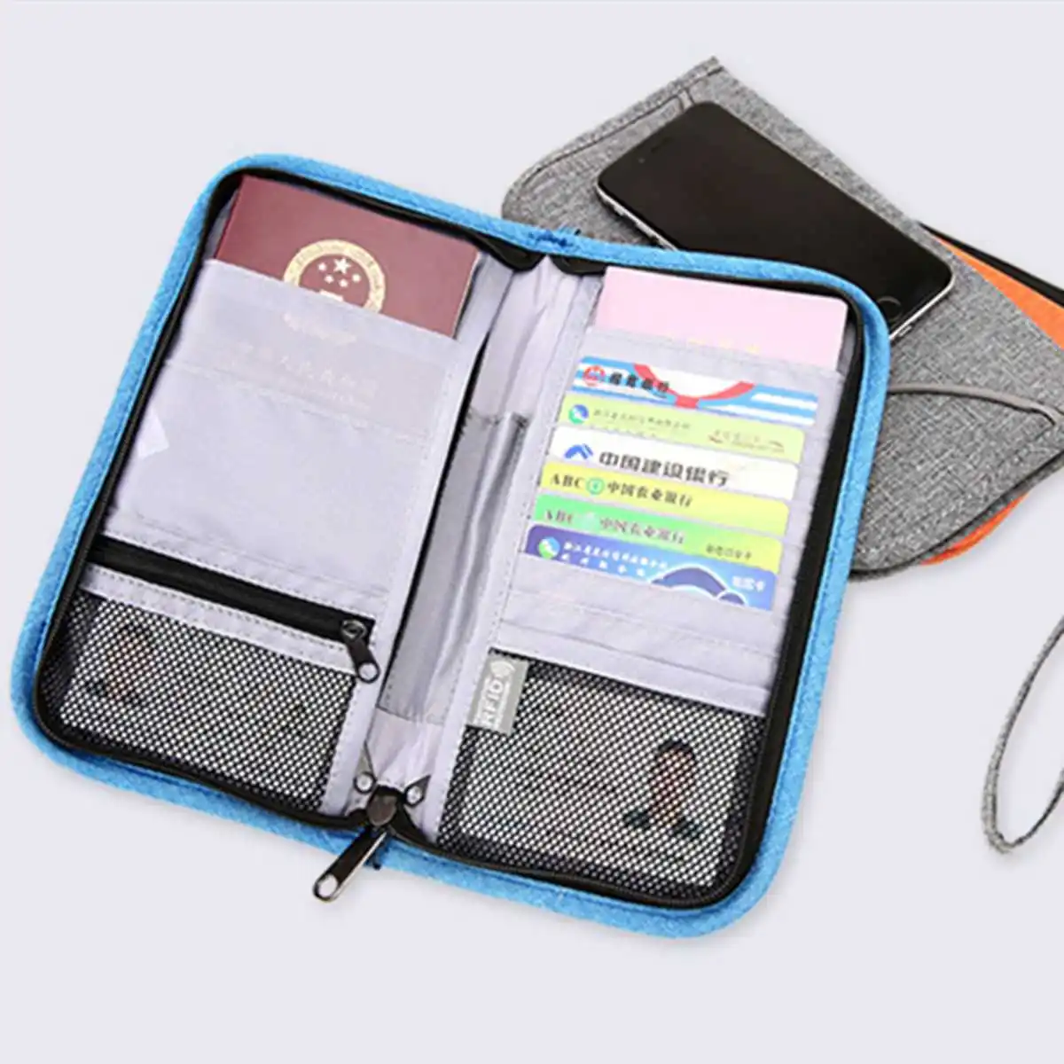Водонепроницаемый чехол для паспорта RFID Блокировка путешествия кошелек кошельки для кредитных карт Органайзер дорожные аксессуары Сумка для документов держатель для карт