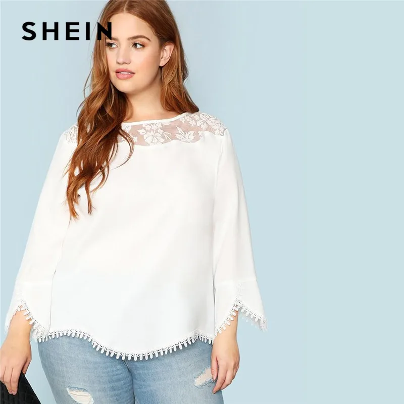 shein camisas blancas