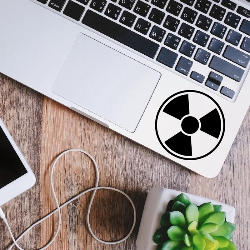 Radioactive Symbol Vinyl Stickers