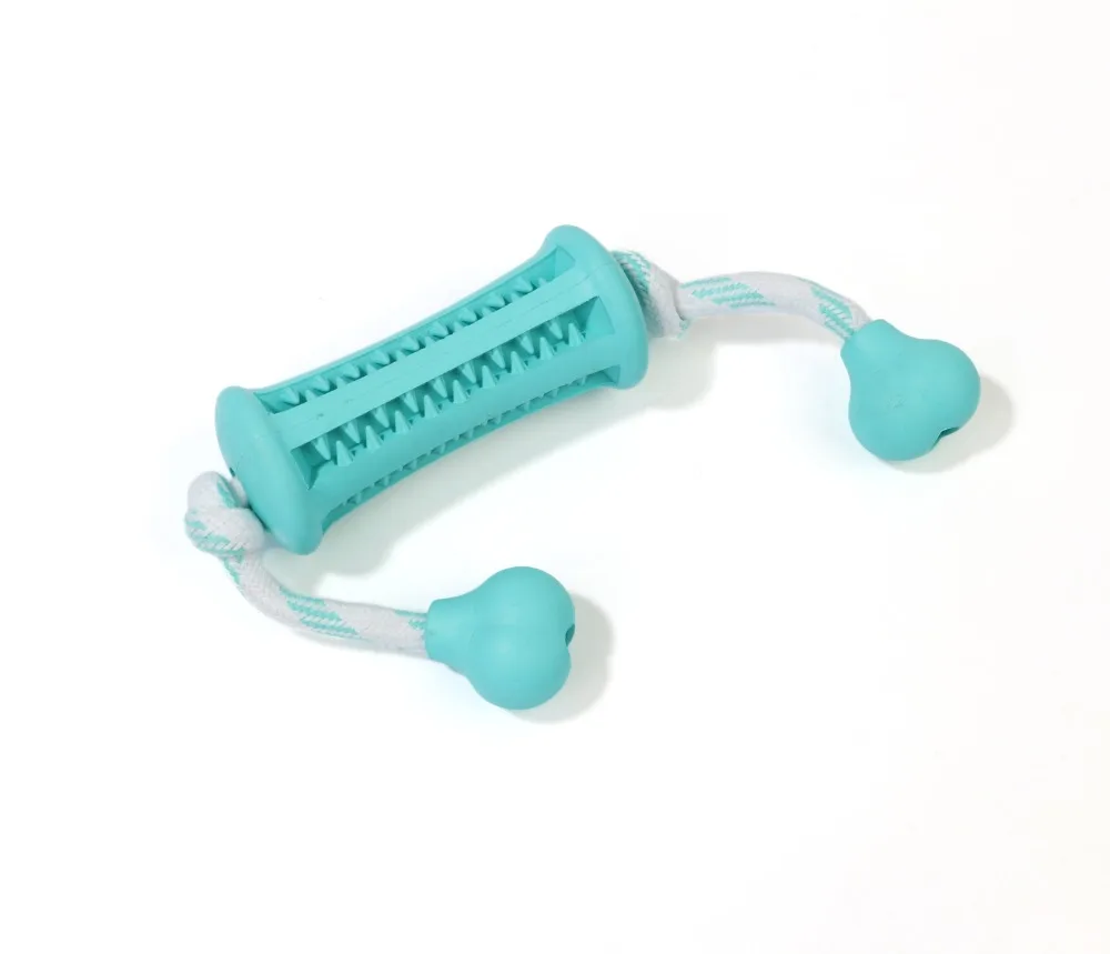 Dog Interactive Toy Leaky Feeding Rope Piercing Stick Rubber Resistant To Bite Molar Pet Dog Chew Toys Tooth Cleaning Training (23)