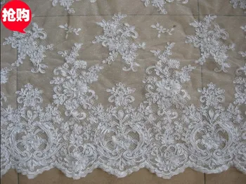 

African cord lace 3meters/lot High quality african swiss guipure lace fabric for nigerian wedding dresses