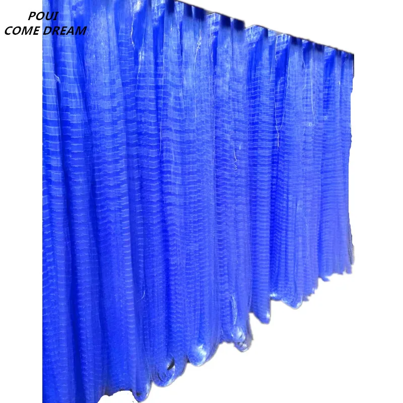 only piece net blue soft line H1.5m-6.2m L160m fishnet gill net fish trap fishing network rede de pesca fishing net china potes 