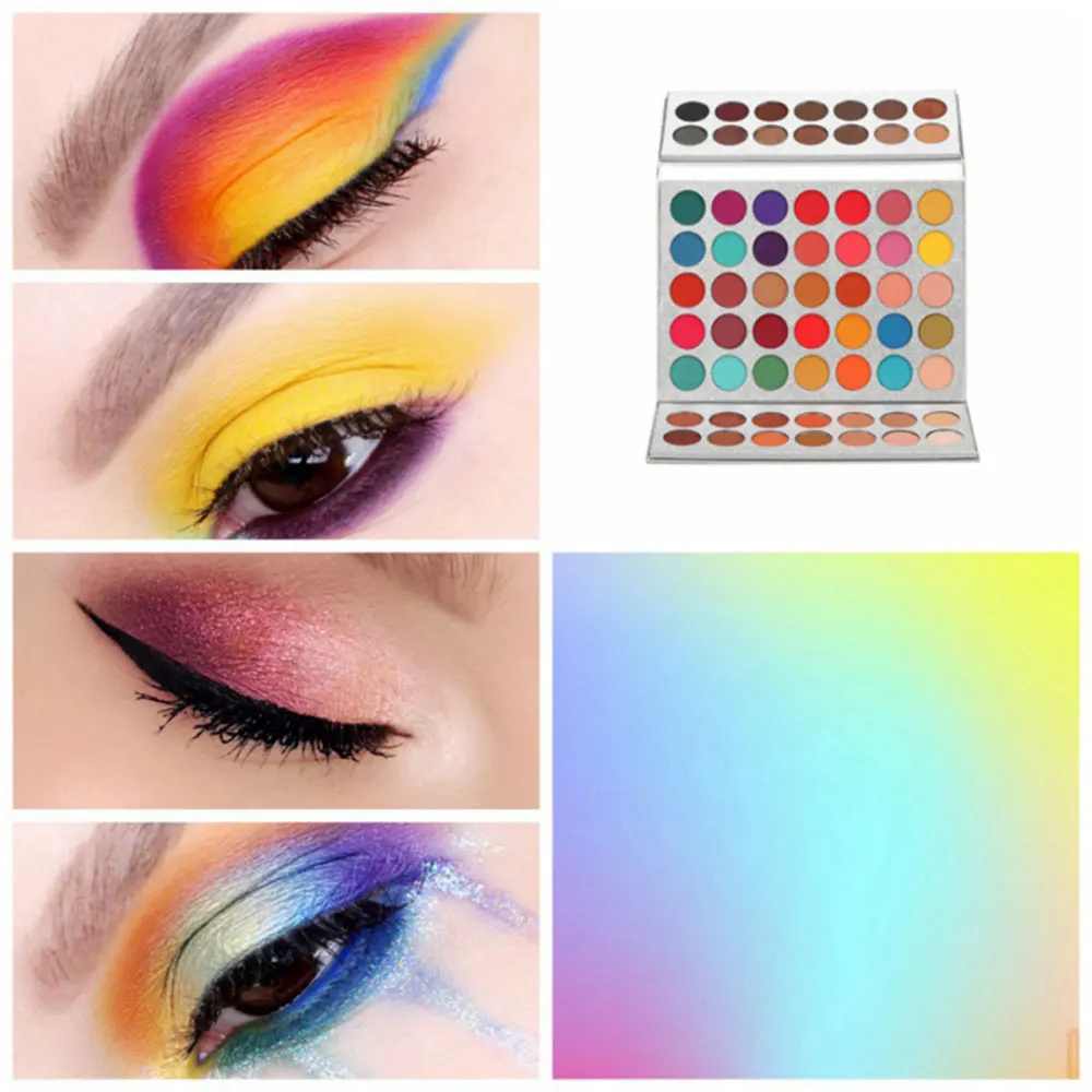 

Beauty Glazed maquillage paleta de sombra Palette 63 Color Make up Palette Charming Eyeshadow Pigmented Eye Shadow Powder