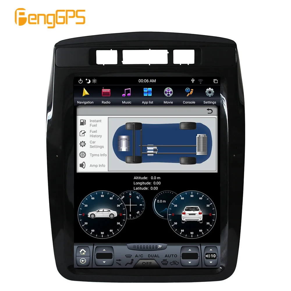 Flash Deal Tesla Android 9.0 PX6 Built-In Wireless DSP CARPLAY Car Multimedia Radio For Volkswagen/VW Touareg 2010+  Navigation Head unit 5