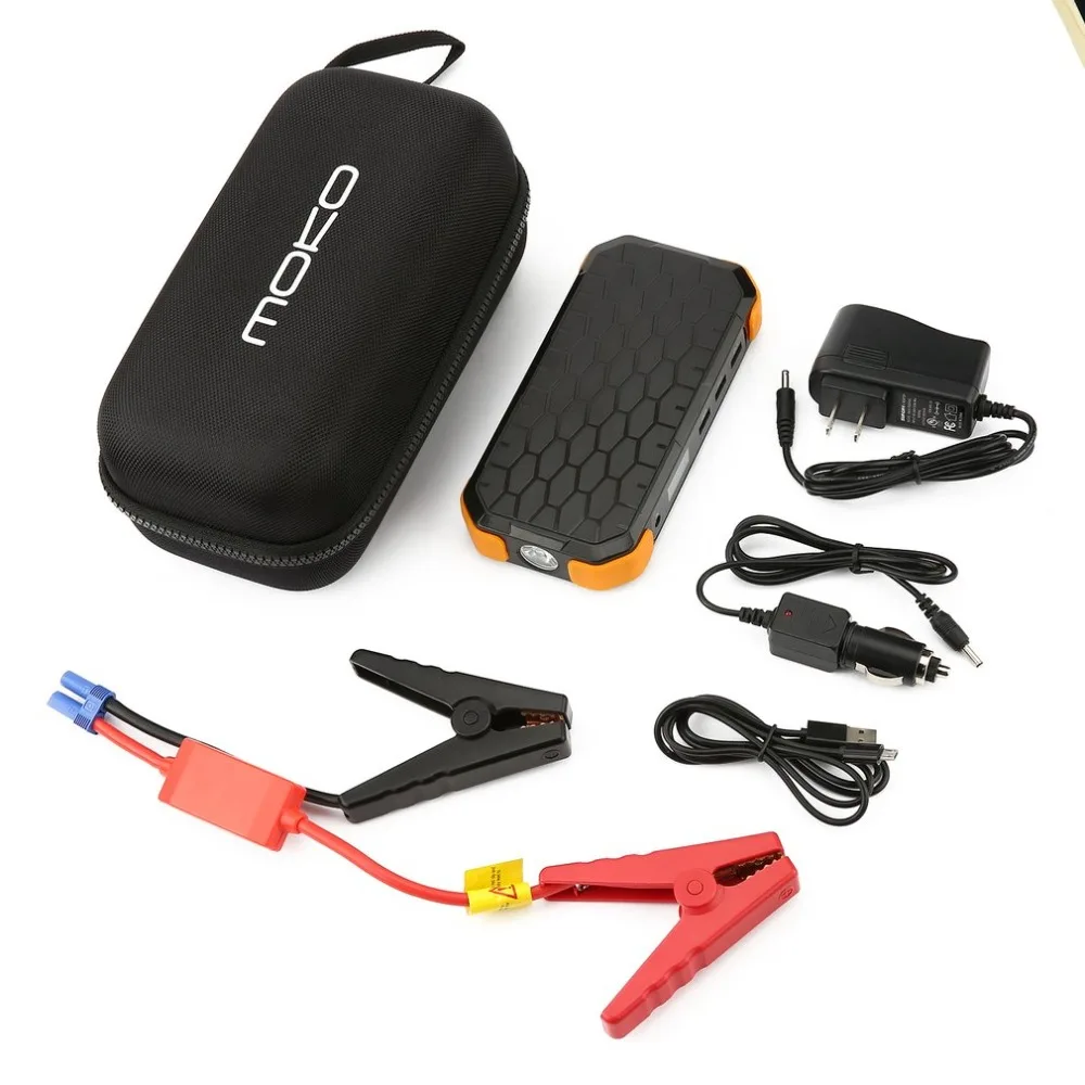 

2018 Professional Car Jump Starter Booster 82800mAh Emergency Starting Power Supply LED SOS Charger Battery Power Bank
