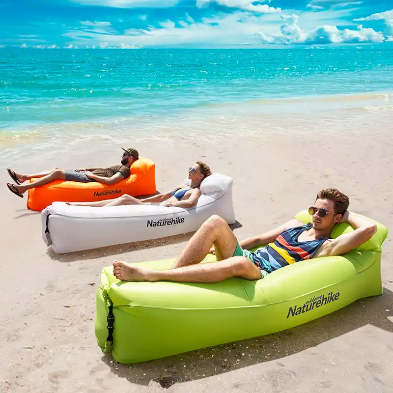 Naturehike Anti Air Outdoor Portable Waterproof Inflatable Sofa Camping Beach Foldable Lounger Nh18s030 S