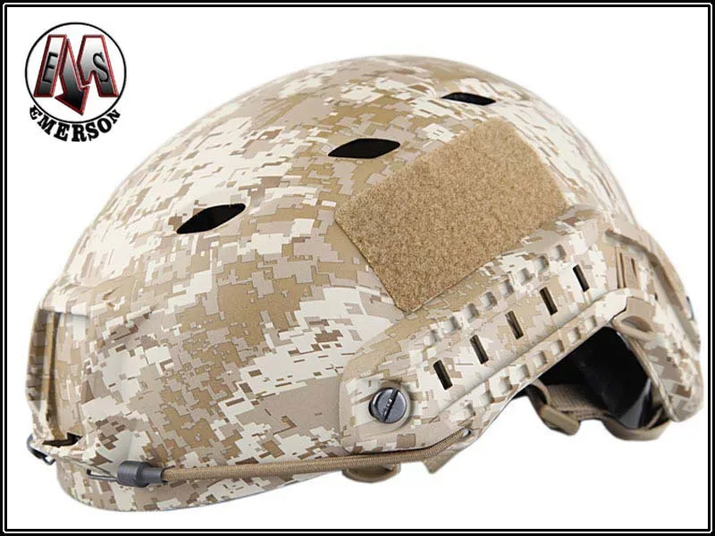 ABS база прыгающий шлем EMERSON Быстрый Шлем BJ ТИП Пустыня цифровой цвет EM5659E защитный шлем Специальное предложение