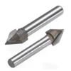 Mayitr 60 градусов V паз бит CNC маршрутизатор 1/4 