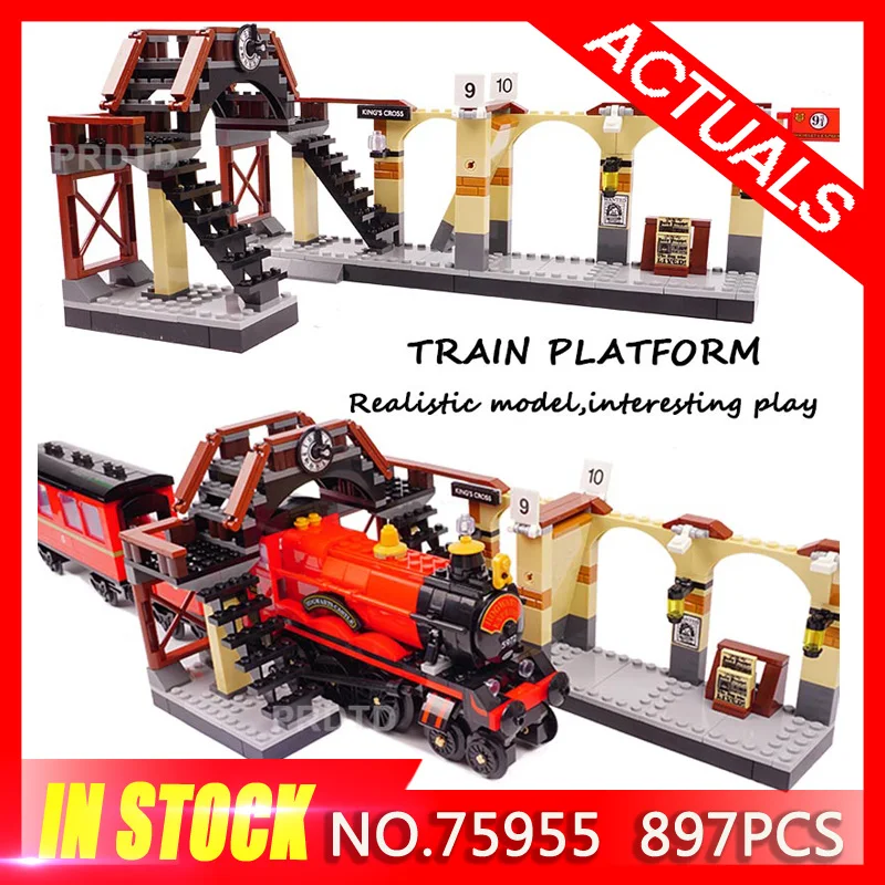 

897Pcs Legoinglys Harry Potter New Harry Magic Potter Hogwarts Express Train 75955 Building Blocks Bricks 39146 Christmas Toys
