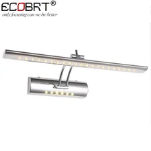 ECOBRT 7 Вт светодиодный настенный светильник из нержавеющей стали, высокое качество, светодиодный светильник для дома и ванной, CE& ROHS