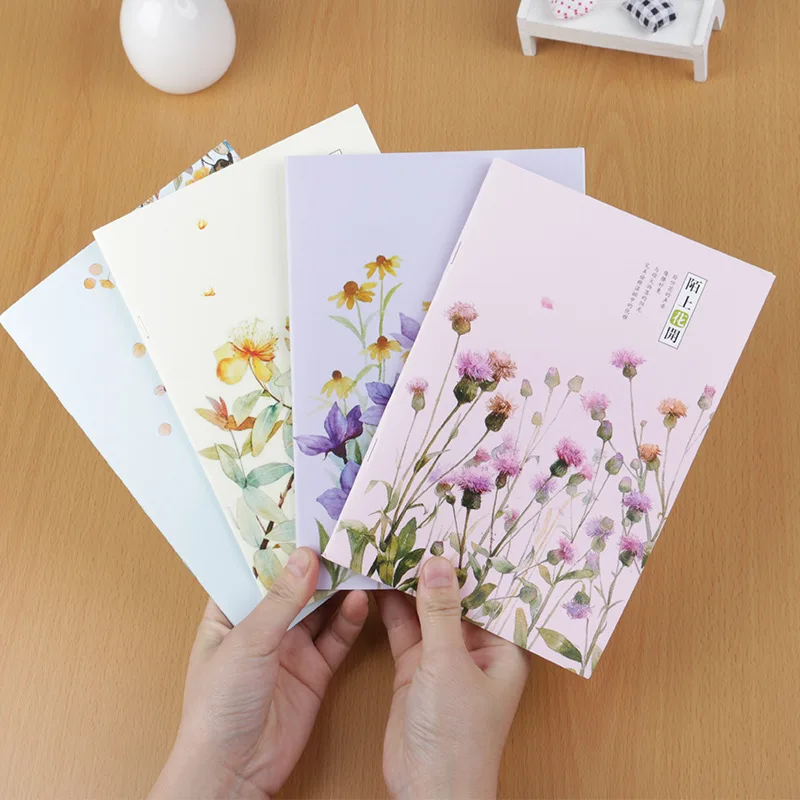 

4 pcs A5 variety style notebook student notebook stationery simple notebook
