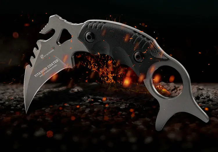 HX на открытом воздухе Karambit ножи охотничьи ножи выживания тактический коготь нож Карманный Самообороны обидный кемпинг инструмент дропшиппинг