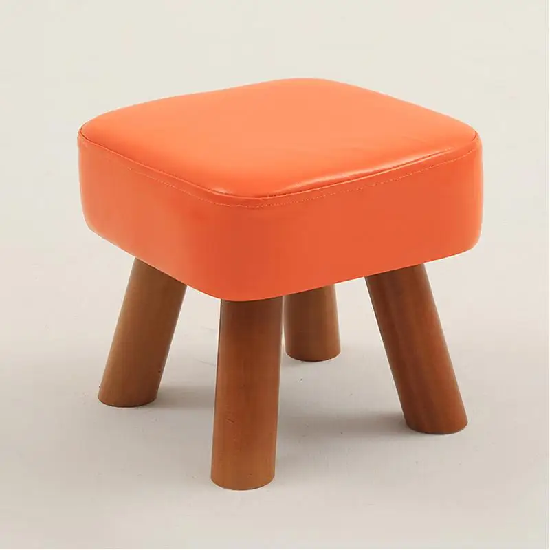 Твердый деревянный дом модные креативные гостиная для взрослых стул Детская софа менять обувь стул журнальный стол и стулья - Цвет: style4