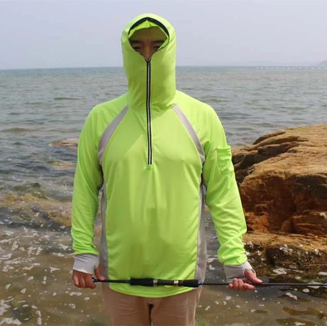 

Outdoor sun breathable sun protection clothing Hooded men's casual clothes