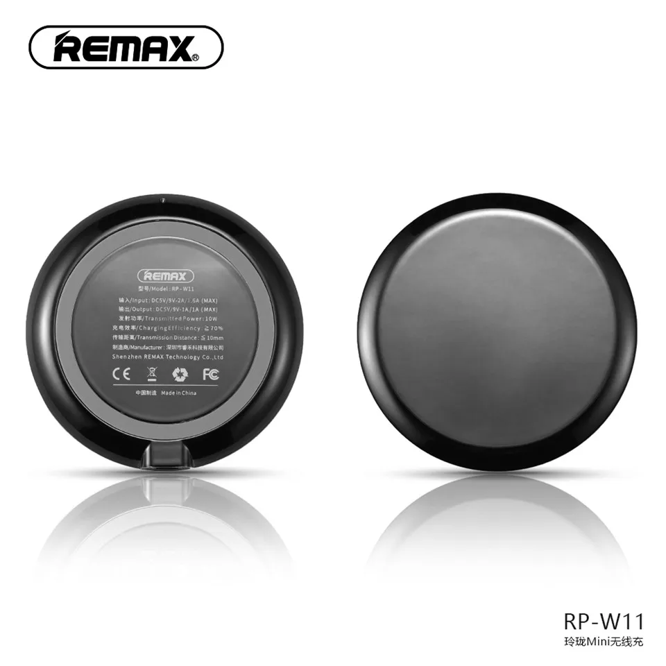 

Remax Wireless Charger 10W Qi Fast charging for iPhone 8/8P/X/XS for Samsung S9/S9+/S8 Xiaomi Mix2S