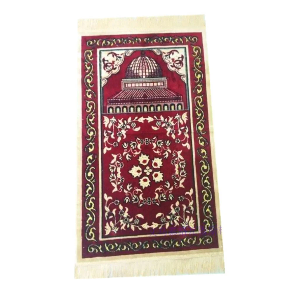 

New Pilgrimage Blanket Hui Thick Carpet Islamic Muslim Prayer Mat Prayer Rug Carpet Portable Islamic Praying Mat 65*110cm 2019