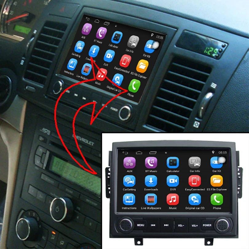 Excellent Upgraded Original Android 7.1 Car Radio Player Suit to Chevrolet Epica 2006-2010 Car Video Player Built in WiFi GPS Bluetooth 5 Excellent Upgraded Original Android 7.1 Car Radio Player Suit to Chevrolet Epica 2006-2010 Car Video Player Built in WiFi GPS Bluetooth 5