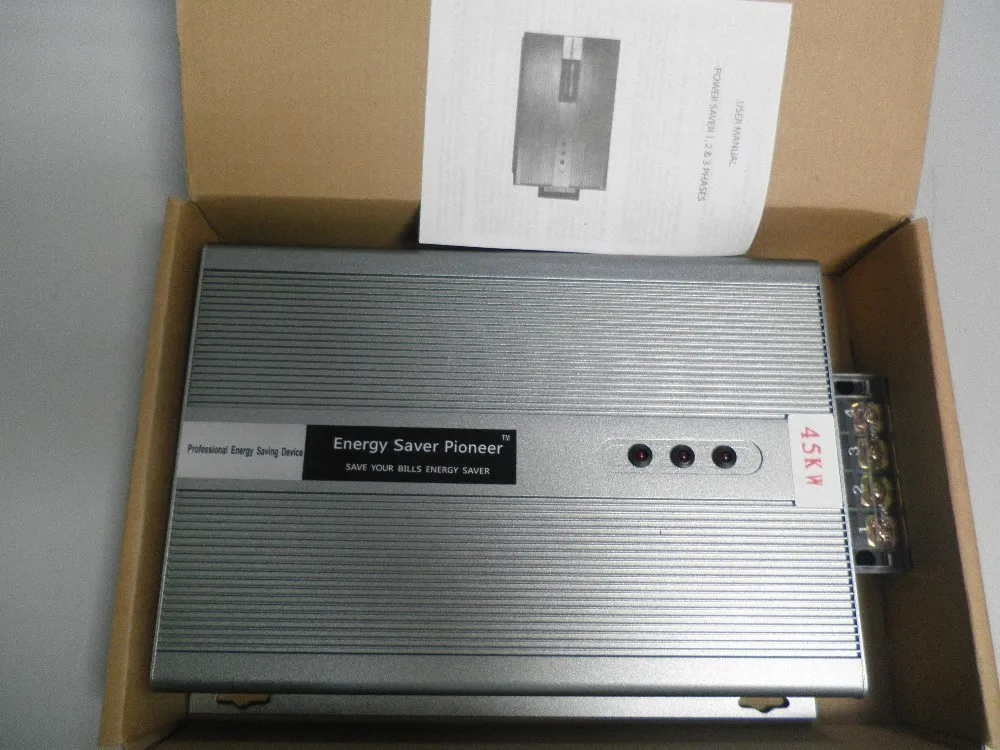 

Free shiping 3 phase power saver 45KW power saver box save electricity energy reducer