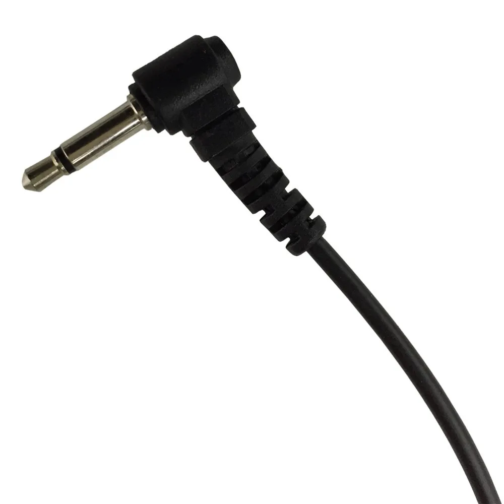 3.5mm Listen Only D Shape Earpiece Earhook for ICOM Yaesu Radio with 3.5mm Mono Jack (5)