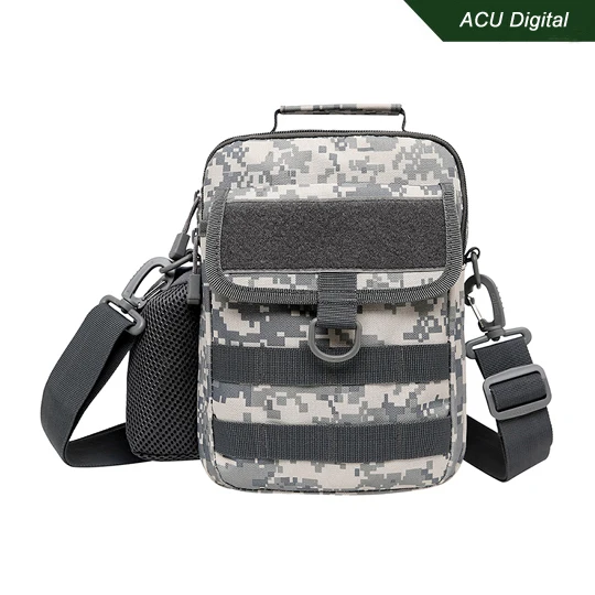 Тактическая Военная система MOLLE, сумка на одно плечо через грудь, эргономичная спортивная сумка для выживания SWAT, Полицейская военная сумка для переноски - Цвет: ACU Digital
