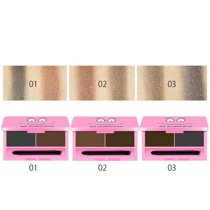 3CE Eunhye House Brand EyesMakeup Eyebrow Enhancer Powder 2 Color Long-lasting Easy to Wear Natural Eyes Two-tone eyebrow powder