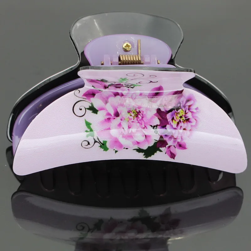 

Large Size 92mm*52mm women crystal Hair Claws , Greater hairgrips of headwear , Peony Lady Girl Hair ornament hair Pins scrunchy