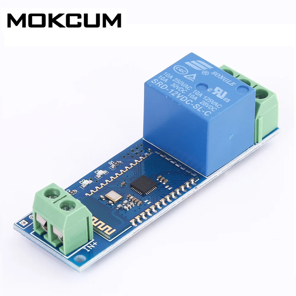 

Smart Bluetooth Relay Module Remote Control Switch 12V IOT Wireless Module Mobile Phone Bluetooth Remote Control Switch Internet