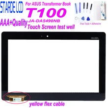 New Original 10.1 for ASUS Transformer Book T100TA T100 JA-DA5490NB Touch Screen Panel Digitizer Sensor with Yellow Flex Cable keyboard withtouch panel for asus t100 t100ta tablet pc for asus t100 keyboard case for asus t100ta keyboard case