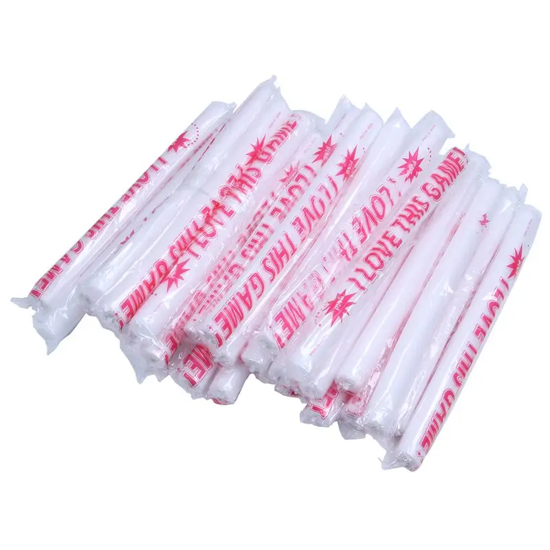 

30 Pieces Colorful shiny sponge sticks Luminous Baton LED Foam Stick Chopsticks Rally Party Flashing Glow Batons Light Stick