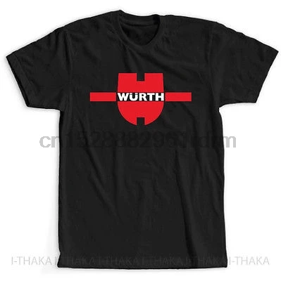 Новая футболка Wurth german Tools Racing, дешевые футболки оптом, хлопок, Классическая футболка с принтом, хлопок
