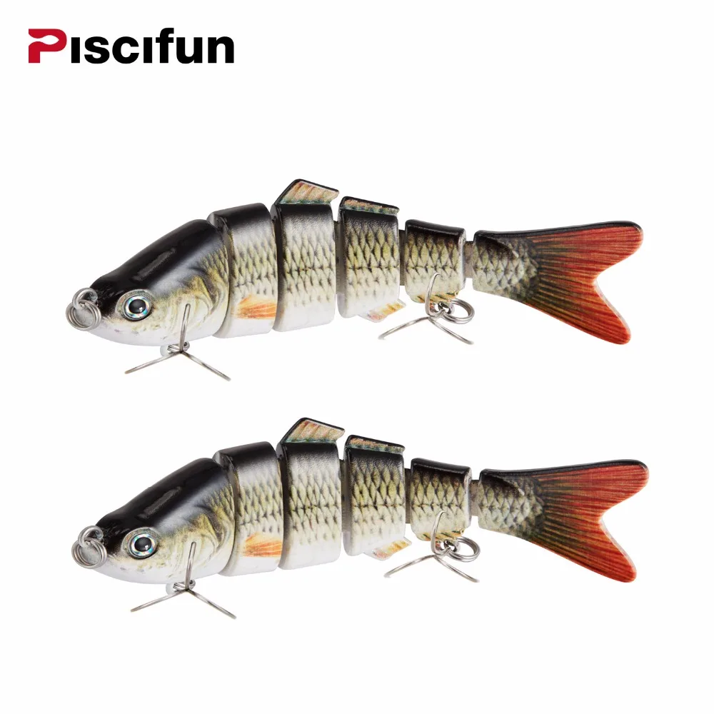 Piscifun 2 шт рыболовные приманки 10см 20г 3D глаза 6 сегментов Рыбалка Жесткий приманки приманка приманки с 2 Рыболовный крючок приманки песка Цебо Piscifun 2 шт рыболовные приманки 10см 20г 3D глаза 6 сегментов Рыбалка Жесткий приманки приманка приманки с 2 Рыболовный крючок приманки песка Цебо