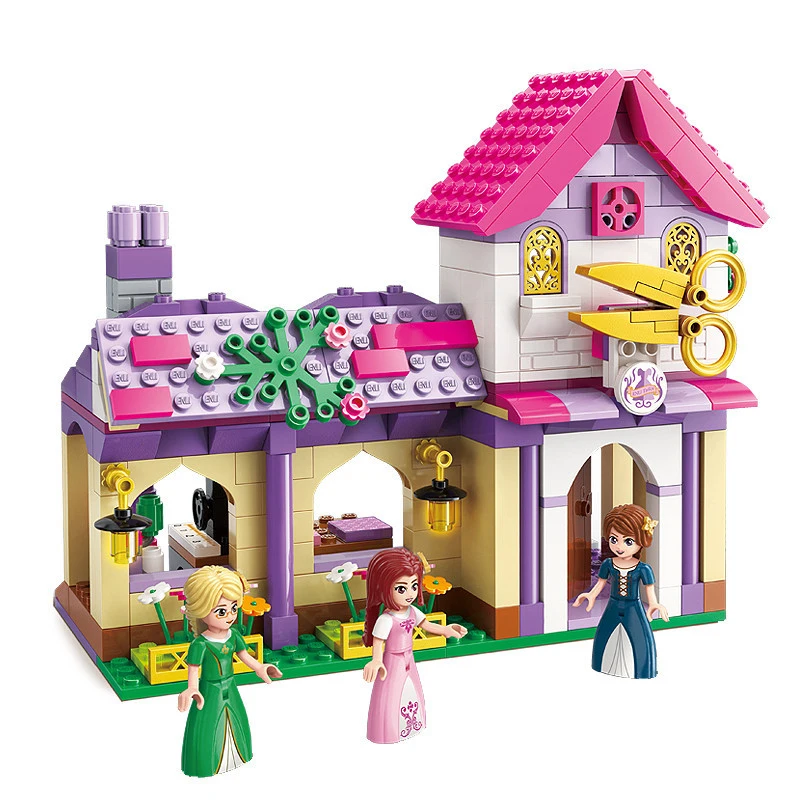 

348pcs Children's building blocks toy Compatible Legoingly city girls Friends Princess tailor shop DIY figures Bricks