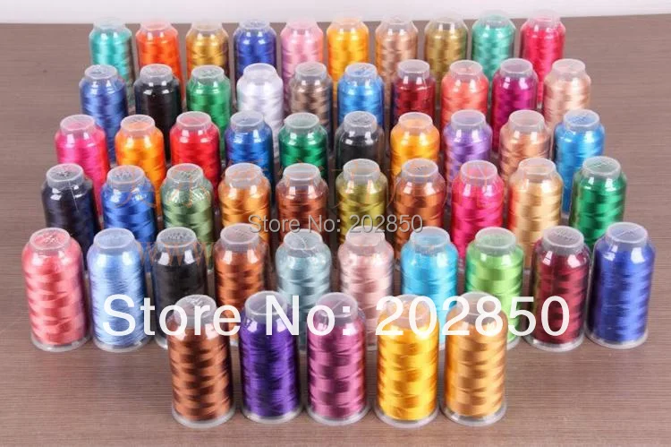 

Free Shipping Computer Embroidery Sewing Machine Thread, 100% Viscose Rayon,2000Yard,low Tenacity,Super-gloss,Good to embroidery