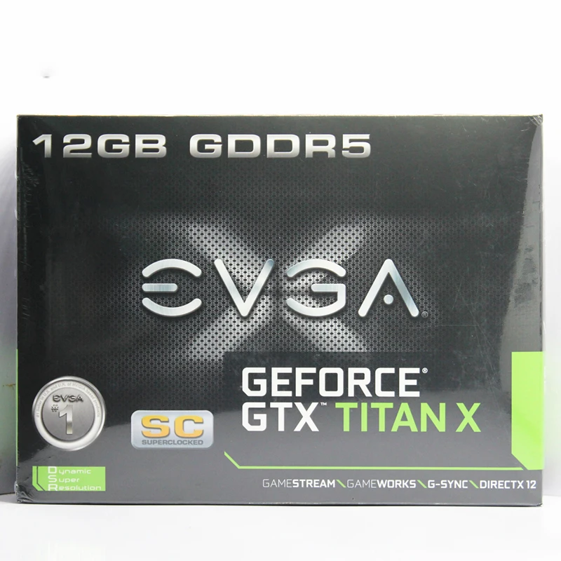  EVGA GeForcey GTX TITANG X Superclocked SC edition 12G-P4-2992-KR 