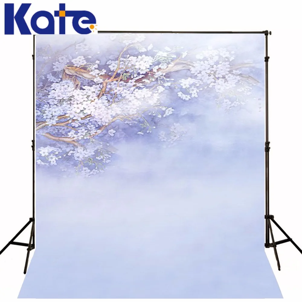 

New Arrival Background Fundo White Color Flowers 6.5 Feet Length With 5 Feet Width Backgrounds Lk 2546