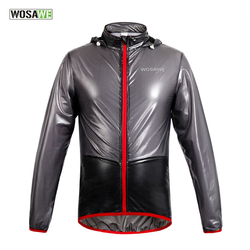 WOSAWE Cycling Jacket Multi function Rain Jackets Waterproof Windproof