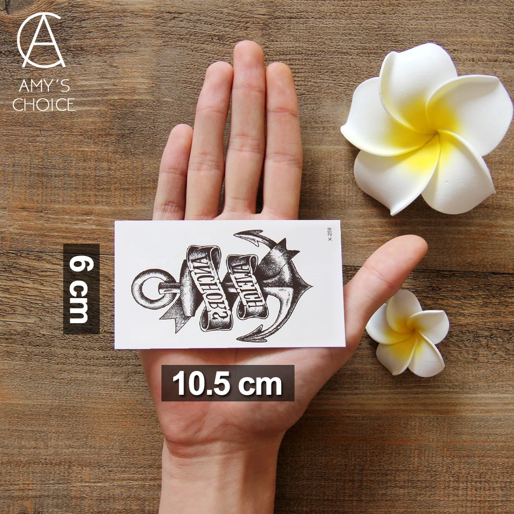 ماء ملصقا الوشم المؤقت فايكنغ بحار مرساة الدفة الثقافية تصميم فلاش الوشم هيئة الفن وهمية الوشم ملصق