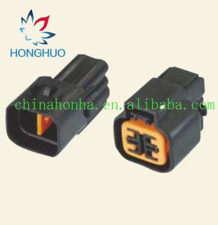 

10Sets/lot Kum PB621-04020 PB625-04027 4 Pin/Way Female Male Connector Socket Automotive Oxygen Sensor Plug For Mitsubishi