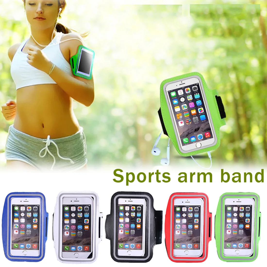 New Arrival Waterproof Universal Running Gym Sport Armband Case Mobile ...