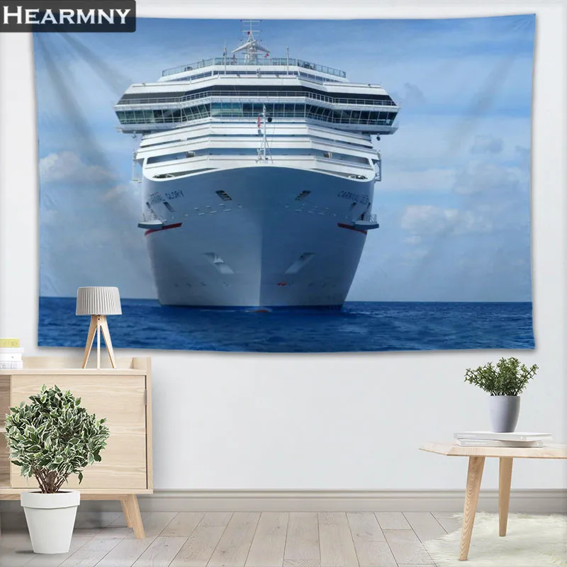 HEARMNY Ferry Tapestry Wall Hanging Decor Tapestry Show Piece For Home Decoration Camping Tent Travel Sleeping Pad