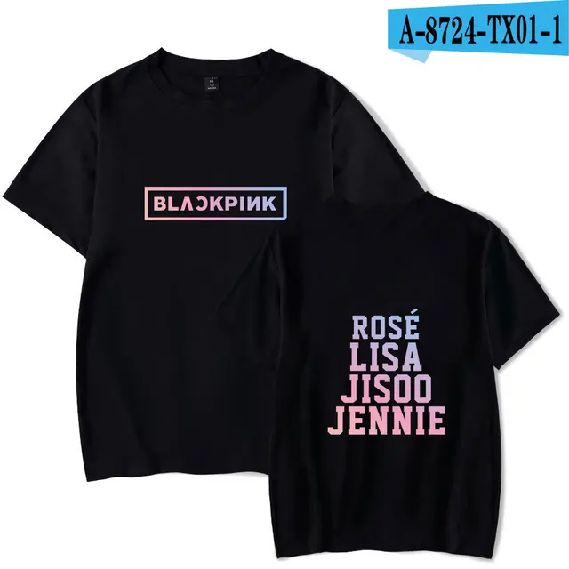 Buy Black Pink T shirts Summer Fashion Cotton Short