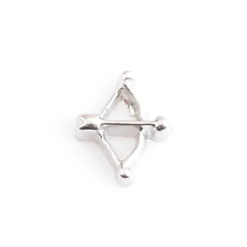

The bow and arrow, Floating charms,Fit floating charm lockets, FC0389