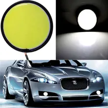 Carro CONDUZIDO Luzes Diurnas Automoibles LEDs COB DRL Carro-styling LEVOU Daylights Auto Lâmpada Forma Redonda Luzes Dias para Carros