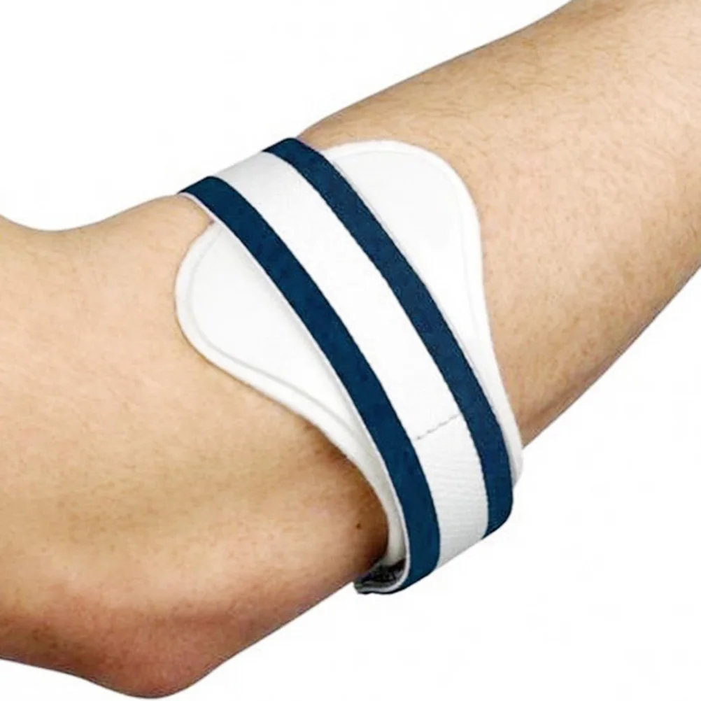Adjustable Tennis Elbow Support Epicondylitis Clasp Pain Relief(White