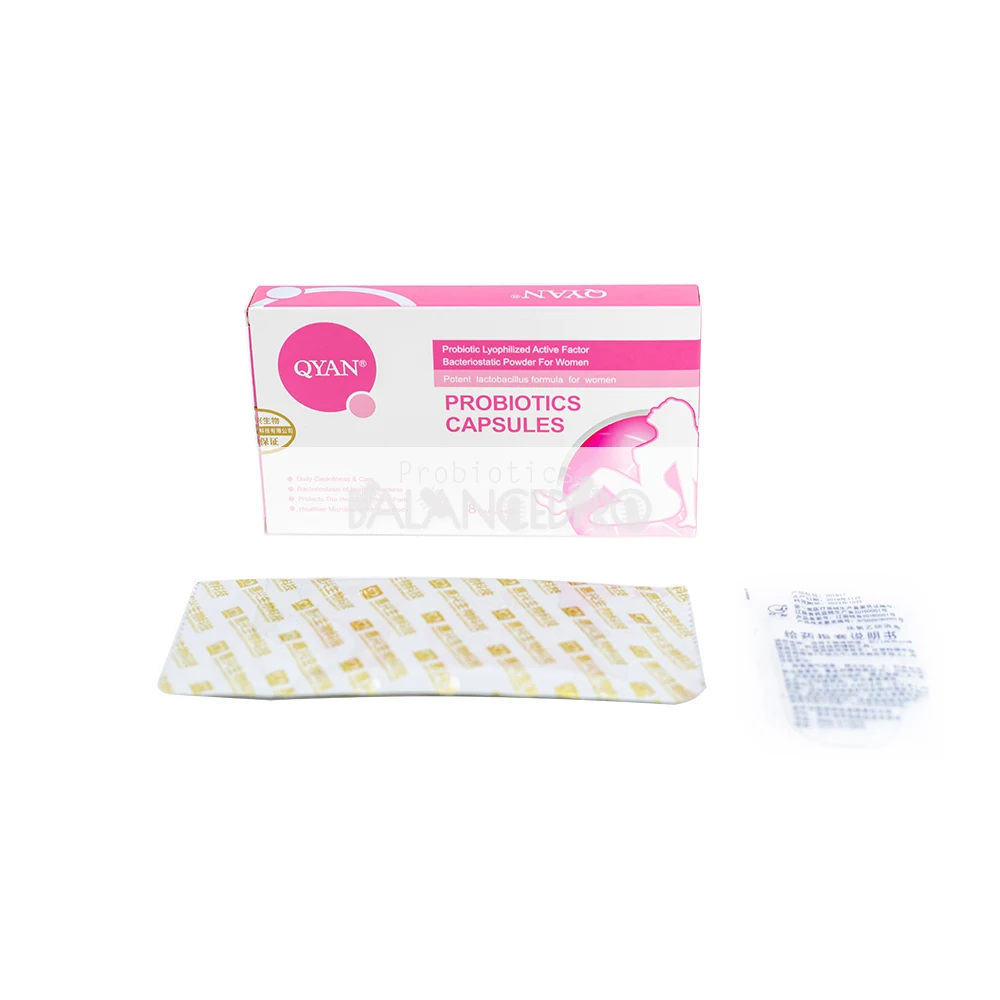 Women's External Use Probiotic 3-strains True 100 Thousand CUF/g Daily Clean Care Feminine Vaginal Healthy Viginal-8 Capsules