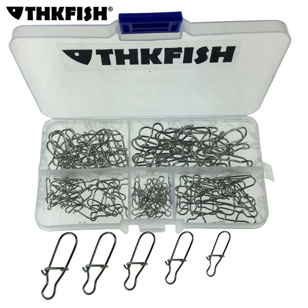 Buy Fishing Duo Lock Snap 100pcs 39lb 80lb Silver